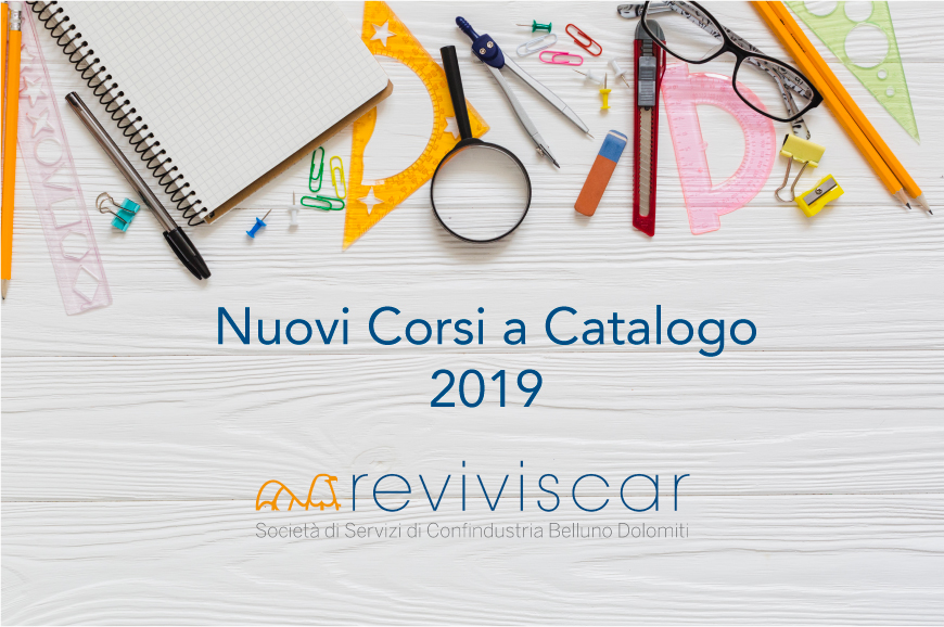 Nuovi Corsi a Catalogo 2019